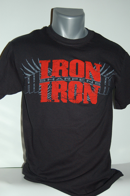 iron sharpens christian tshirt